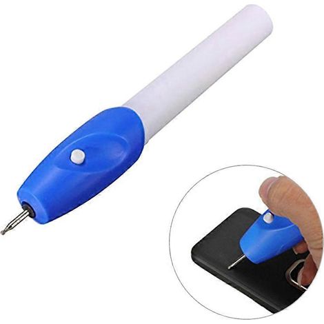 Stylo de gravure électrique DIY pour bijoux en acier, outil de gravure et de sculpture, accessoire parfait pour le bricolage (1/3)