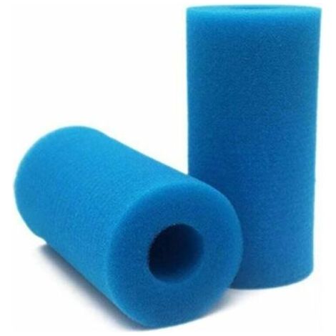 Éponge Filtrante Type A, Mousse pour Filtre Piscine, Filtre Piscine Lavable Reutilisable, Filtre Éponge Cartouche, Filtre Spa Intex Reutilisable, 2 Pièces (1/5)