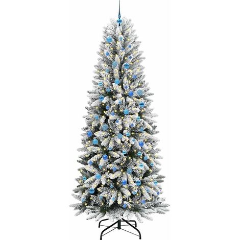 Sapin de Noël,Arbre de Noël artificiel avec 300 LED Blanc 93 x 93 x 240 cm CFW11688 (1/5)
