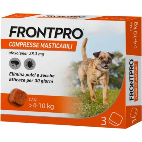 FRONTPRO COMPRESSA MASTICABILE CANI 4 -10 KG 3 PZ- 1,0 pz