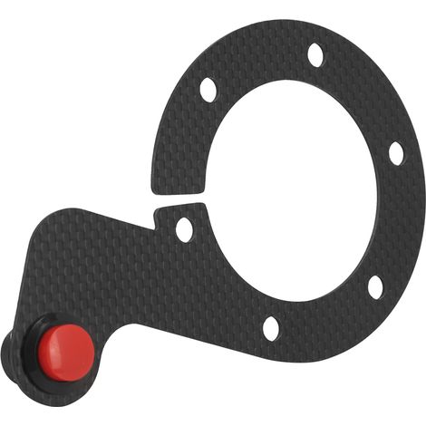 Kit de boutons de klaxon en fibre de carbone pour volant MOMO OMP Nardi Sparco à 6 boulons-AquaForge (1/5)