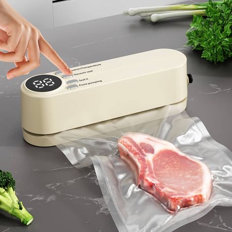 Machine de mise sous vide portable sans fil automatique, rechargeable USB, batterie 18650 1200 mAh, conservation aliments cuisine (1/5)