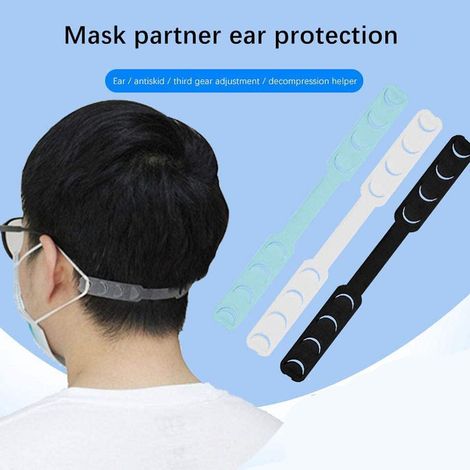 Lot de 10 protections anti-douleurs auriculaires, crochets de soulagement de la pression, accessoires pour boucles d'oreilles, clips d'oreilles, masques d'extension et produits pour soulager les doule (1/5)
