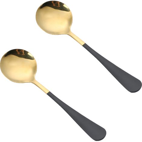 Cuillère À Soupe - Acier Inoxydable 18/10 - Pour Maison Et Restaurant - Longueur 15,7 cm - Lot De 6 (1/5)