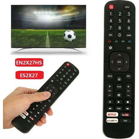 Télécommande pour téléviseur compatible EN2X27HS intelligent 4K de remplacement (1/5)