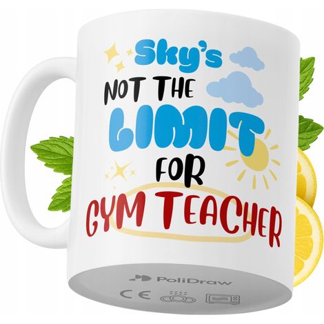 Lustige Tasse für Sportlehrer – Kaffee- oder Teetasse mit witzigem Textdesign – ideal für Geburtstage, Namenstage, Feiertage und besondere Anlässe. Hochwertige Tasse für Zuhause, Büro und Arbeit. Farb