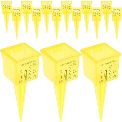 15pièces Pluviomètre de Jardin et Extérieur Lot Piquets Appareil de Mesure des Précipitations pour Pelouse Jardin et Terrasse (1/5)