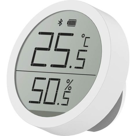 Hygrometer-Thermometer für den Innenbereich, geeignet für Zuhause, Büro oder Kinderzimmer, mit Temperatursensor und Wand- oder Tischmontage. Hochpräziser elektronischer Feuchtigkeitssensor und leistun (1/3)