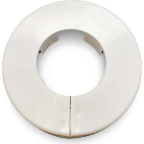Simplex Wandrosette weiß für Rohr Ø28mm mit Schwalbenschwanzverschluss F44005