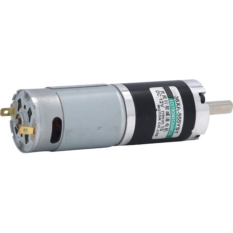 12-V-Gleichstrom-Getriebemotor, 10 U/min, 15 W, 0,15 A, niedrige Drehzahl, Rechts-/Linkslauf, Kupfer, für Industrieanlagen, allgemeine Anwendungen (1/5)
