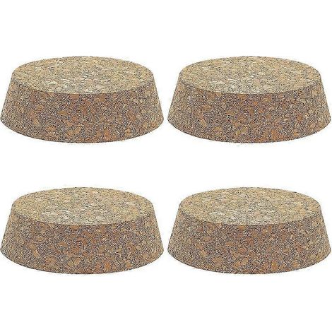 4pcs Cork Stoppers Tapered Wine Plug Bottle Replacement for Decorative Jars Arts DIY Crafts 3.5x3inch
