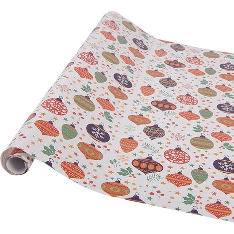 Papier Cadeau en Papier Blanc Résistant pour Emballage - 50 x 75 cm - Lot de 3 Rouleaux - PANGIVO (1/4)