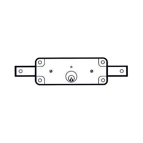 CERRADURA PUERTA METALICA 1511-V MCM