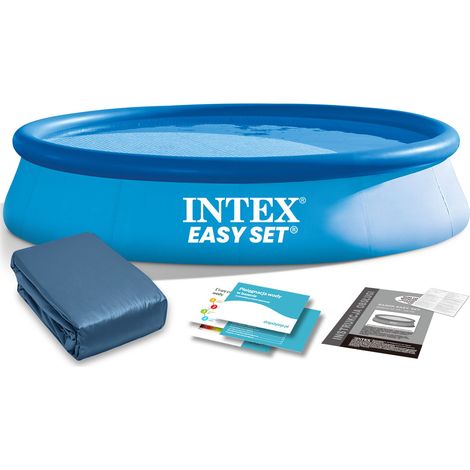 Piscina de jardín extensible 366 x 76 cm 2 en 1 INTEX 28130