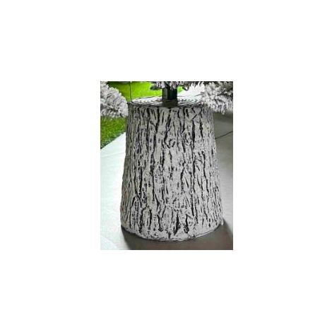 NATALE - SUPPORTO ALBERO FORMA TRONCO H35CM BIANCO MAURER