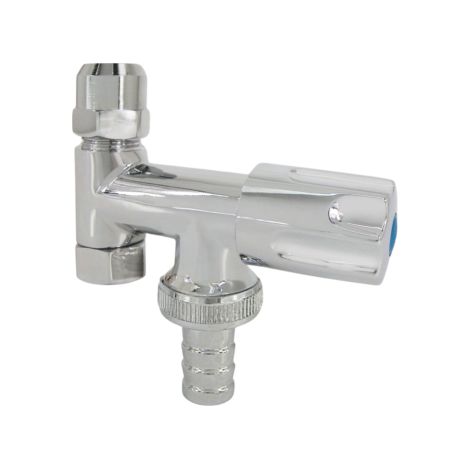 AquaCraft Doppeleckventil m. Comfortgriff YRBA61001000124 Kunststofftülle, 1/2", verchromt