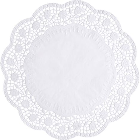 Runde Tortenböden, Durchmesser 36 cm, weiß, 100 Stück, Papstar