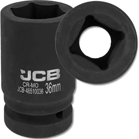 JCB Tiefschlag-Steckschlüssel 1" 36 mm 6-Kant Cr-Mo
