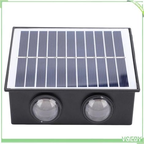 Applique murale solaire - FAFEICY - Modèle standard - Blanc chaud - Capteur de lumière - Batterie 1800mAh (1/4)