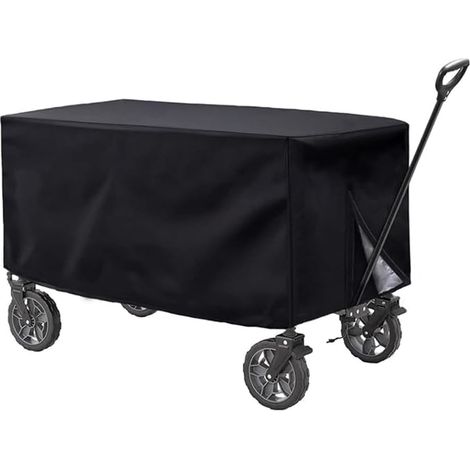 Oxford Fabric Trolley Cover, Rain Protection, Waterproof, UV Resistant, Dustproof, Foldable for Hand Trolley, Garden Trolley (97 x 22 x 24 cm) (1/5)