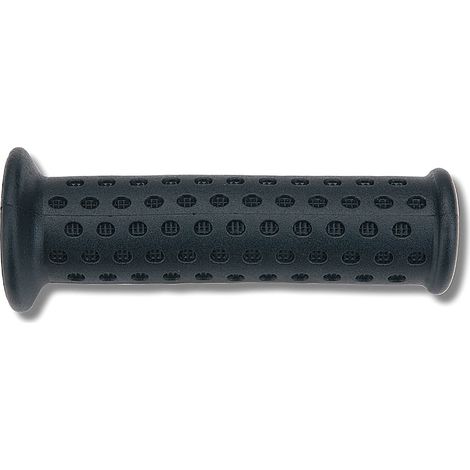 Manopole Domino per scooter stile Piaggio Vespa 50H (22+22MM, lunghezza 118MM) SENZA foro, nere (1/2)