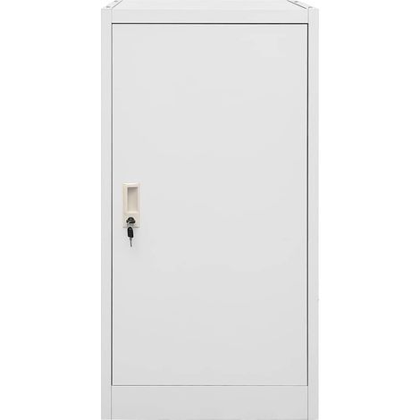 Maison Exclusive - Armadio Porta Sella Grigio Chiaro 53x53x105 cm in Acciaio (1/5)