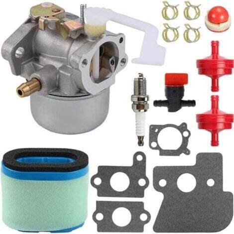 698055 Ersatzvergaser für Briggs & Stratton Motoren 690152, 694203, 121602, 121607, 121612. Mit Luftfilterdichtungen. 697029, 690610 Kraftstofffilter