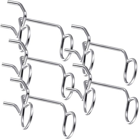Piece Metal Screwdriver Organizer Pegboard Hook Set