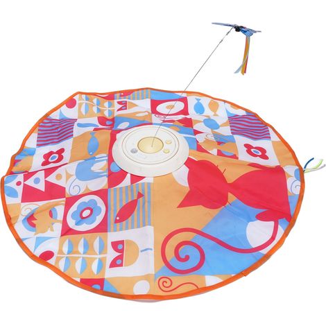Jouet interactif pour chat : plateau tournant à 360° amusant, jeu de cache-cache pour chat d'intérieur, idéal pour se divertir et faire de l'exercice (modèle 1). (1/5)