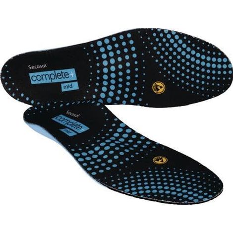 SECOSOL Einlegesohle SECOSOL® COMPLETE+ MID Gr.45 schwarz/blau