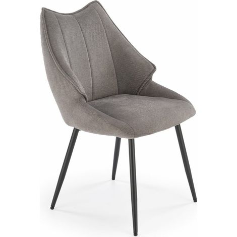 Silla Houston 1612, Gris, 87x55x60cm, Tapiz, Metálico