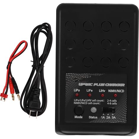 Chargeur batterie drone UP4AC PLUS 30W 1A 2A 3A AC pour hélicoptère RC, lithium, US 100-240V (1/5)