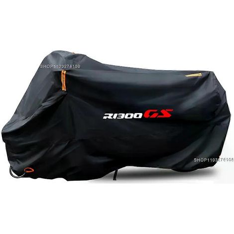 Housse de moto imperméable et résistante à la poussière, aux UV et à la pluie, idéale pour toutes les saisons, les scooters et les motos BMW R 1300 GS. (1/5)