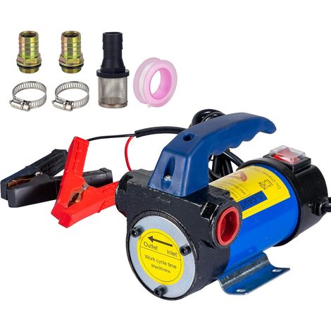 Pompe de transfert diesel 12 V 260 W Pompe de transfert de carburant électrique 45 L/min Pompe d'aspiration d'huile avec moteur en cuivre pour transfert de diesel (1/5)