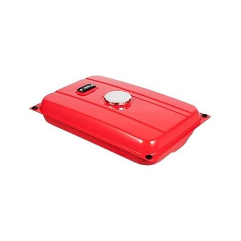 Générateur de réservoir de carburant universel [15 l fer] pour générateurs de courant, avec filtre et robinet, 54,9 x 36 cm (rouge) pour chantier/travail du bois