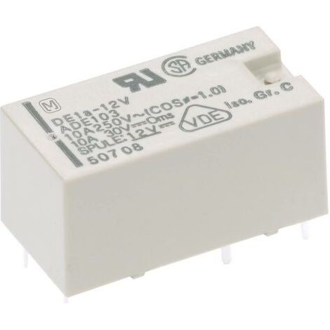 Panasonic DE1A5 Relais pour circuits imprimés 5 V/DC 10 A 1 NO (T) 1 pc(s) S73726 (1/5)