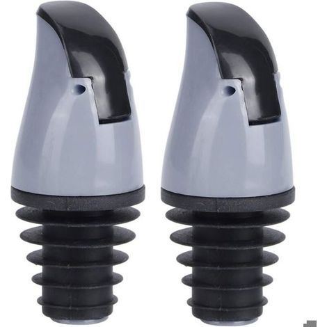 Tappo versatore per bottiglia d'olio, 2 pezzi, tappo versatore per bottiglia d'olio per vino e salsa di soia (1/5)
