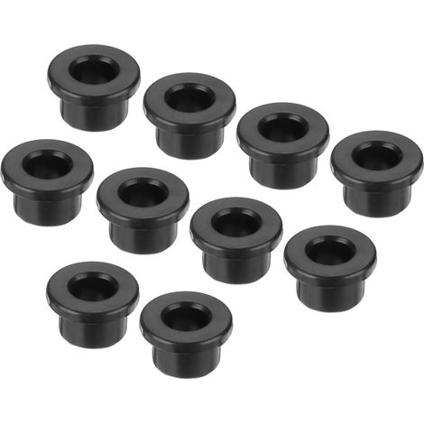 Kabeldurchführungen aus Gummi – 10er-Pack – Schwarzes Silikon – Wasserdicht und schützend – Für Industriepaneele – 16,5 mm (1/5)