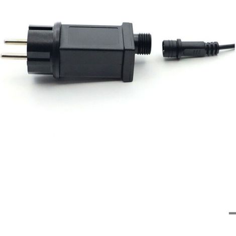 Adaptateur LED 12V – 12W 1A IP44 – Alimentation basse tension – Pour guirlandes, éclairage extérieur et décorations de Noël (1/4)