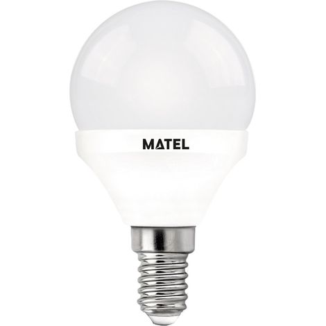 Lampadina LED sferica fredda Matel e14 5w (3 intensità)