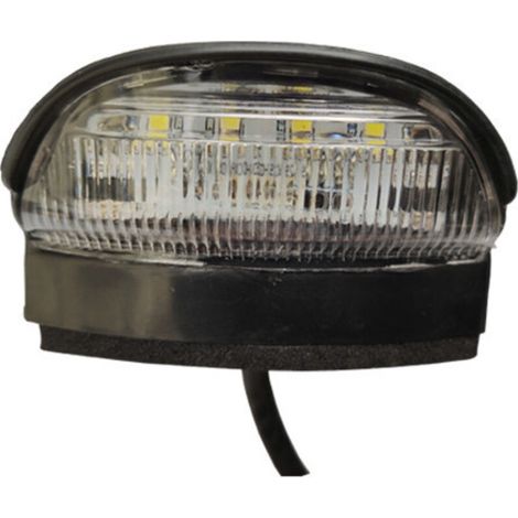 Éclairage de plaque d'immatriculation arrière LED 12 V 24 V universel pour voiture, bus, remorque, camion, vans, bateaux, camping-car, SUV, caravanes tout-terrain, feux de signalisation