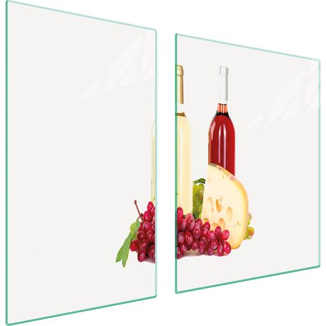 Glasplatte und Schneidebrett 100x52 Wein (1/5)