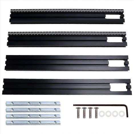 Rail de guidage pour fraiseuse à rainurer et gravure, support de rail de guidage auxiliaire réglable - SFYGV (1/5)