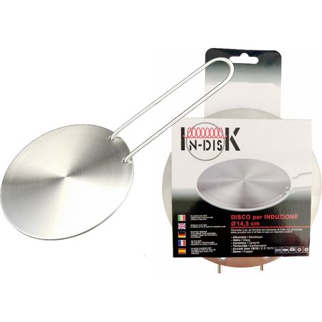 DISCO INDUZIONE ADATTATORE PENTOLE DIFFUSORE CALORE D. 145 mm universale