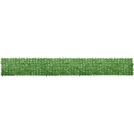 Brise vue pour balcon - Brise vent Écran de jardin avec feuilles vert 600x75 cm BV772171 - BonneVie (1/4)