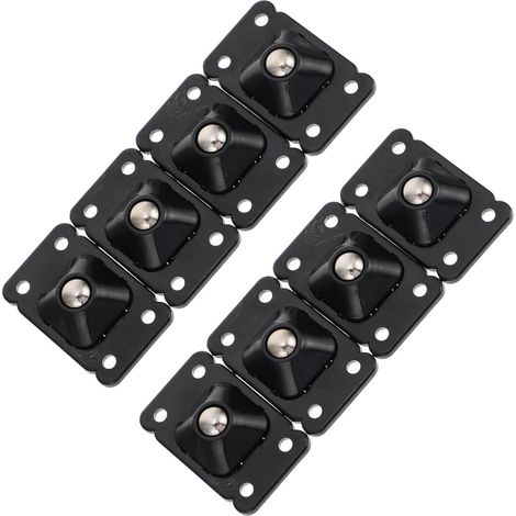 Packung mit 8 selbstklebenden Universal-Rollen für Gehhilfen, Lenkrollen, Metallkleberäder, Mini-Lenkrollen (1/5)
