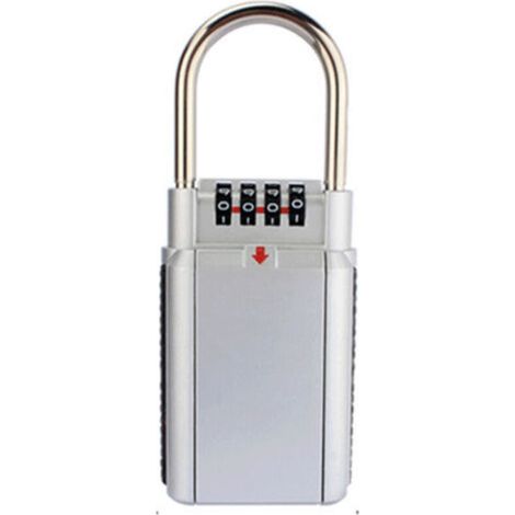 1 PCS Key Box, Silver Coded Key Box, Storage Combination Safe, Secure Storage for Selected Access Keys (1/5)