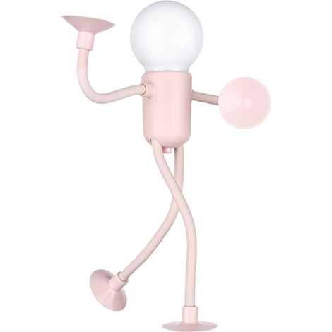 Veilleuse Réglable - Lampe de Bureau Flexible avec Ventouse - Pour Chambre Couloir Cuisine Décoration Noël - 1 Pièce (1/4)