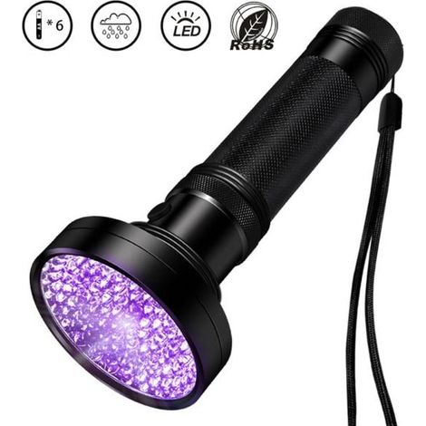 Filiyano – Lampe torche UV à 100 LED - grand modèle (1/2)