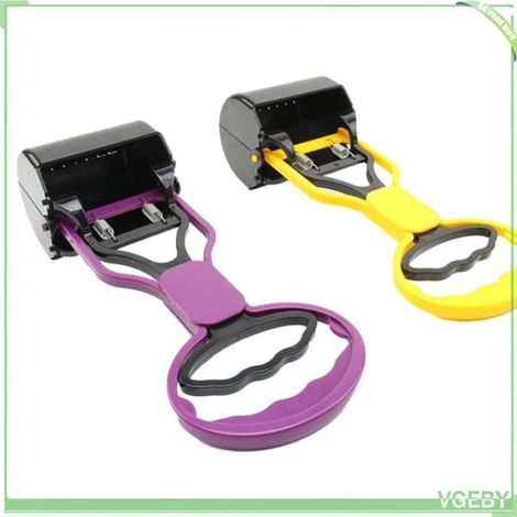 Pelle à crottes pour animaux - FAFEICY - S - Poignée longue ergonomique - ABS durable - Noir (1/5)